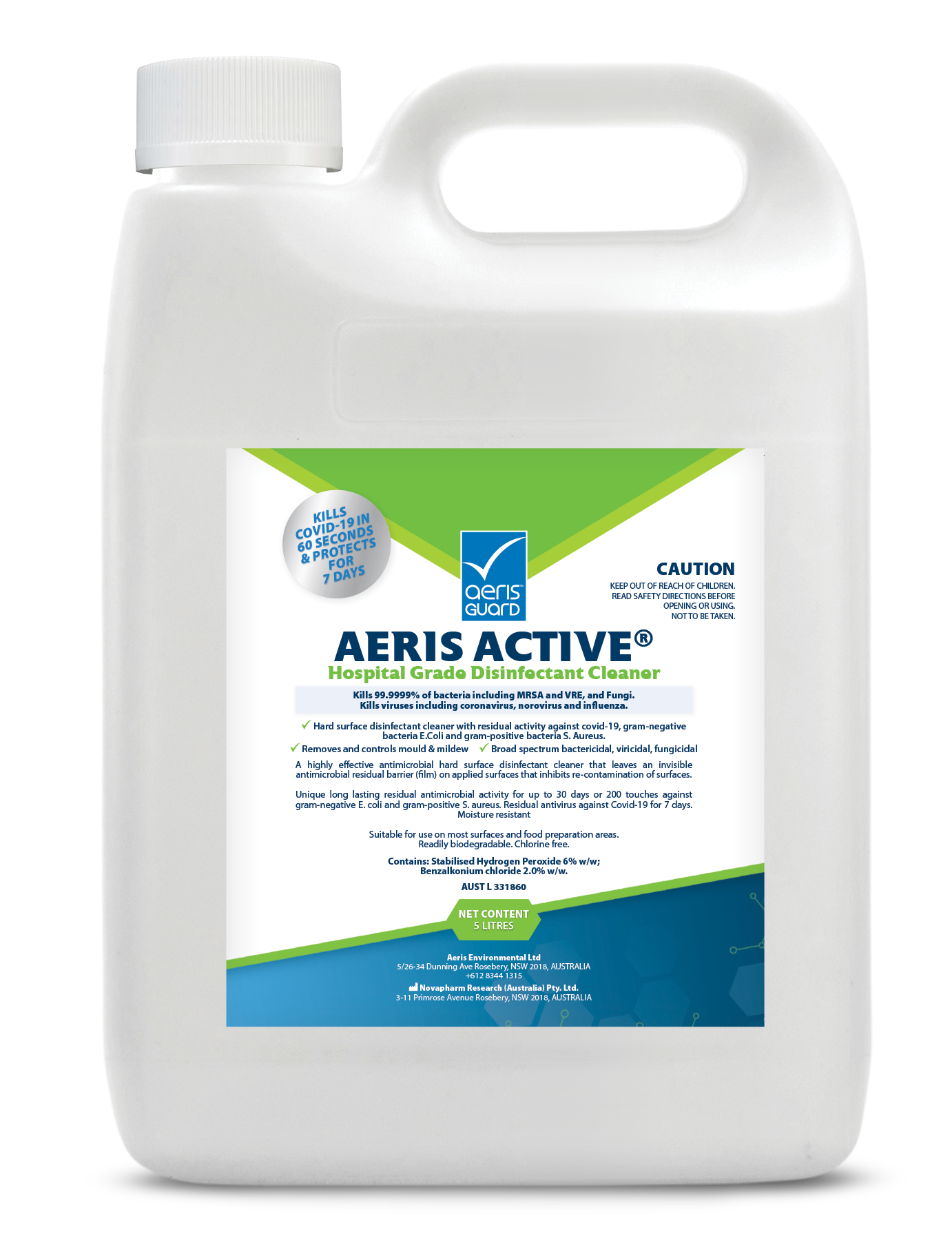 Aeris Active Disinfectant Cleaner - Image 2