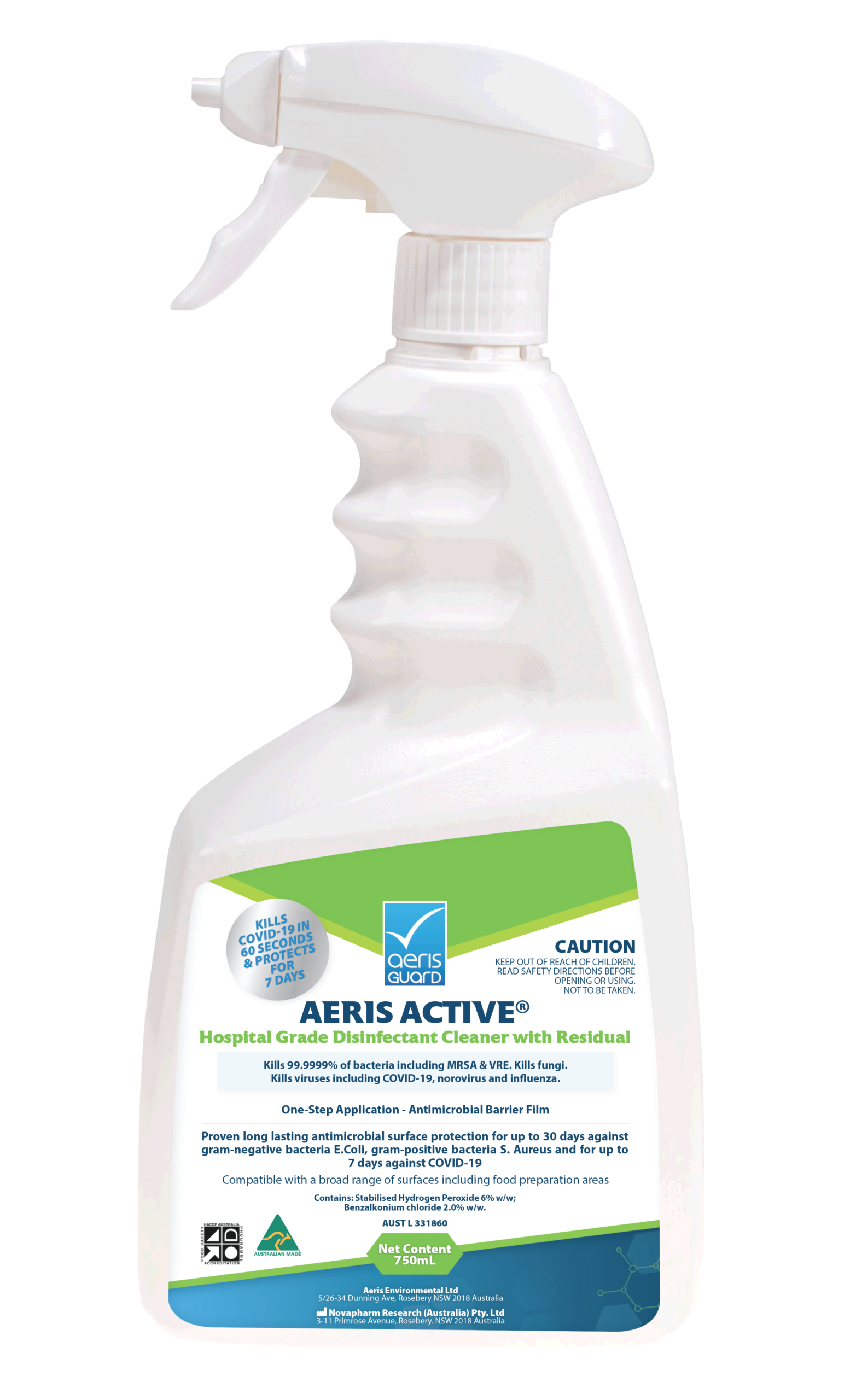 Aeris Active Disinfectant Cleaner - Image 3